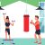 Two people working out at the gym, while the fitness center optimizes digital membership management.